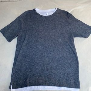 Short sleeve, two “layered” ZARA sweater